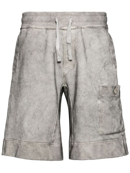 Pamučne kratke hlače Ten C siva