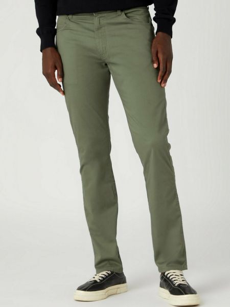 Spodnie klasyczne Wrangler zielone