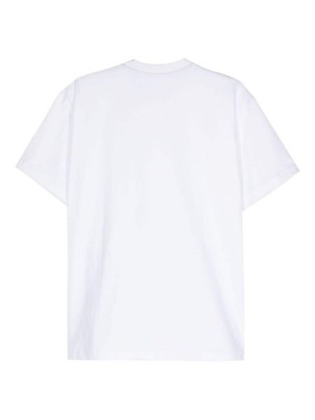 Kokvilnas t-krekls ar apdruku Y Project balts