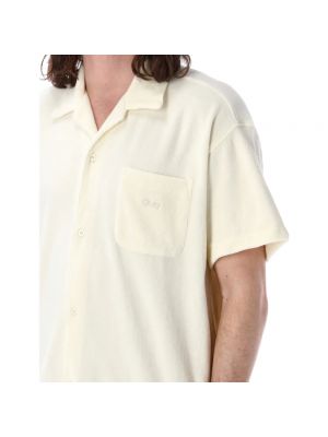 Camisa manga corta Obey beige