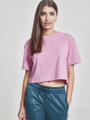 Oversize t-krekls Uc Ladies rozā
