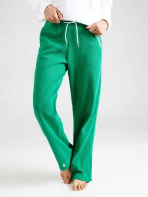 Voľné priliehavé teplákové nohavice Tommy Hilfiger zelená