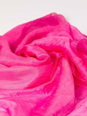 Jedwabna chusta Quiosque różowa