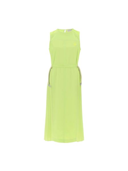 Zielona sukienka midi Moncler