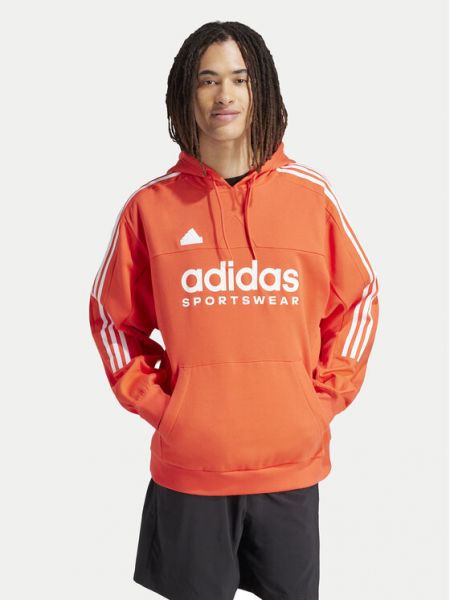 Relaxed суитчър Adidas оранжево