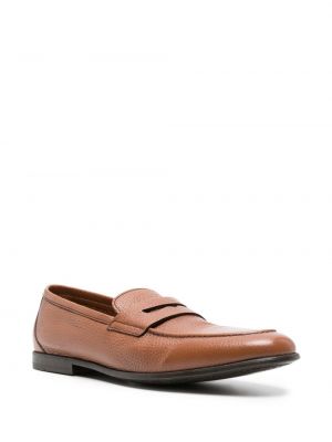 Nahast loafer-kingad Canali pruun