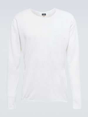 Βαμβακερό πουκάμισο Zegna λευκό