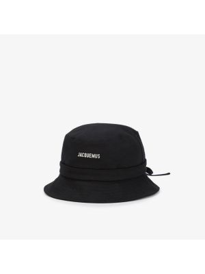 Хлопковая шляпа Jacquemus черная