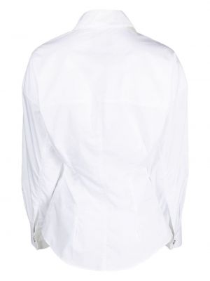 Přiléhavá košile Róhe bílá