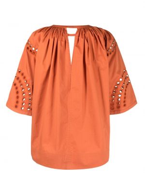 Bluse aus baumwoll Aeron orange