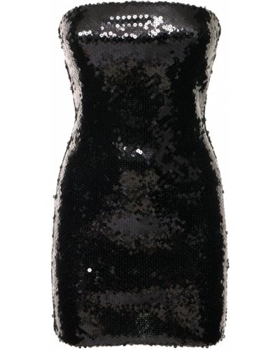 Sukienka mini z cekinami The Andamane czarna