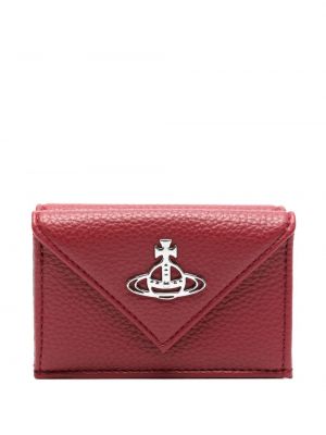 Kožená peňaženka Vivienne Westwood červená