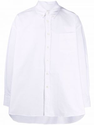 Πουπουλένιο βαμβακερό πουκάμισο Our Legacy λευκό