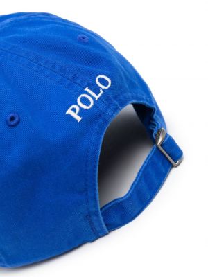 Haftowana czapka z daszkiem bawełniana z kapturem Polo Ralph Lauren