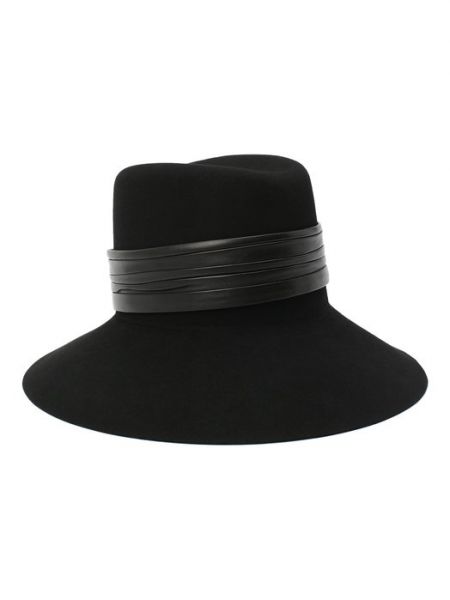 Черная шляпа Saint Laurent