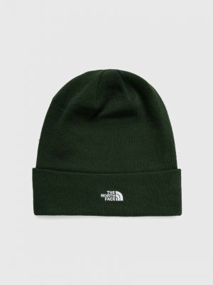 Dzianinowa czapka The North Face zielona