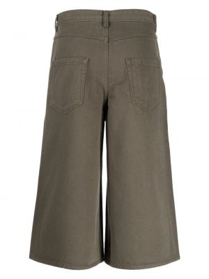 Laia lõikega kõrge vöökohaga teksariidest lühikesed püksid Low Classic