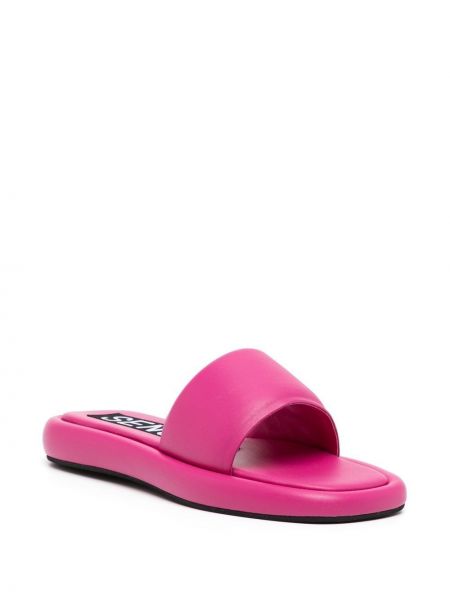 Leder sandale Senso pink