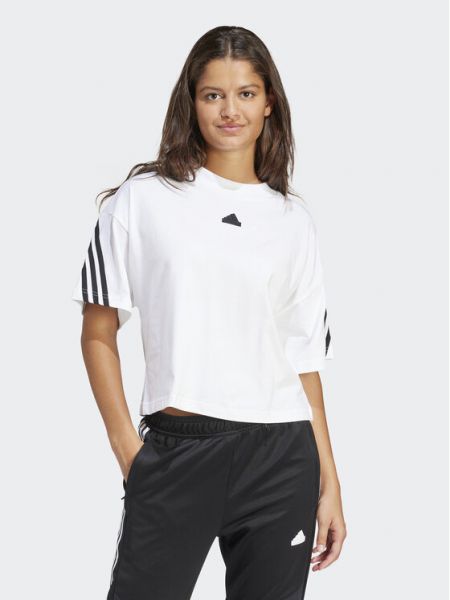 T-shirt à rayures large Adidas Sportswear