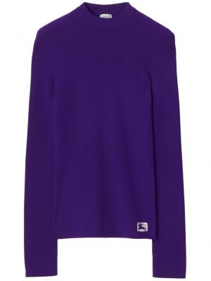 Pull en tricot Burberry violet
