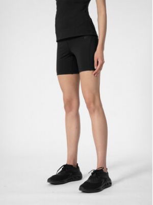 Slim fit priliehavé športové šortky 4f čierna