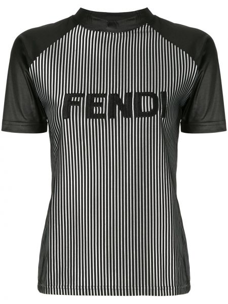 Camiseta a rayas Fendi Pre-owned
