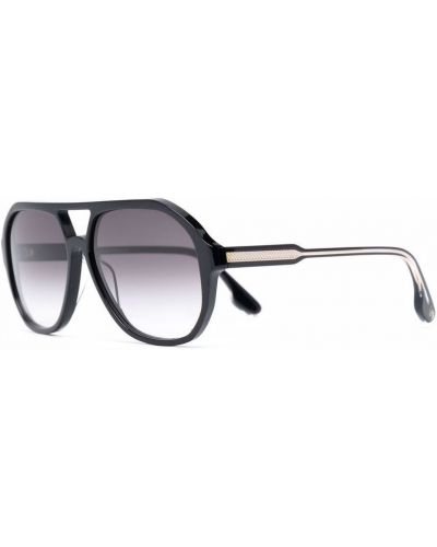 Okulary przeciwsłoneczne oversize Victoria Beckham Eyewear czarne