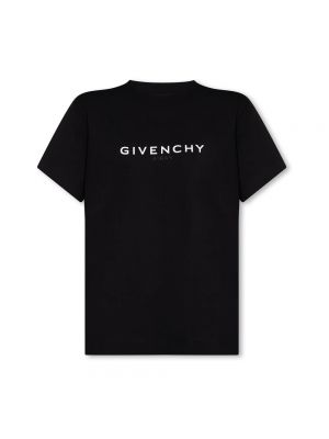 Jersey top aus baumwoll mit print Givenchy schwarz