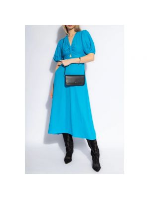 Vestido midi Diane Von Furstenberg azul