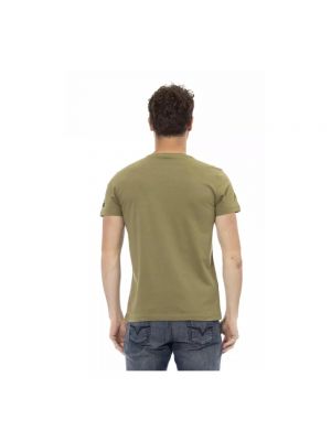 Camisa de algodón Trussardi verde