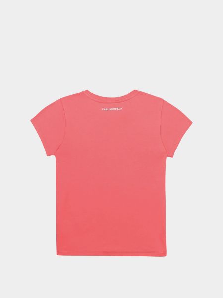 Футболка Karl Lagerfeld, рожева