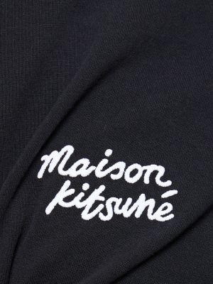 T-shirt di cotone in jersey Maison Kitsuné bianco