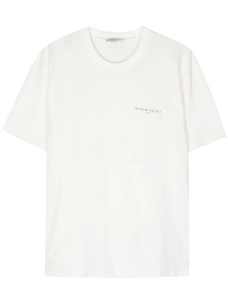Μπλούζα με σχέδιο Ih Nom Uh Nit λευκό
