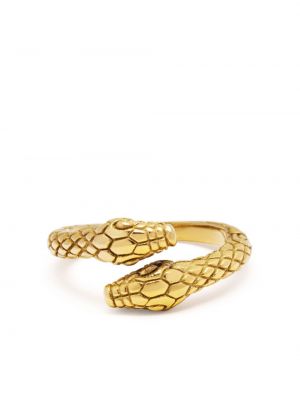 Kígyómintás gyűrű Nialaya Jewelry aranyszínű