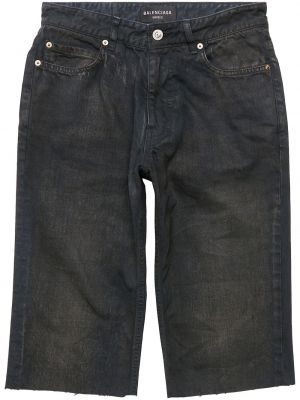 Shorts di jeans Balenciaga marrone
