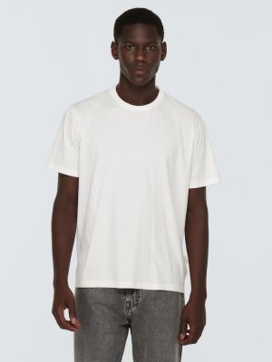 Βαμβακερή μπλούζα από ζέρσεϋ Our Legacy λευκό
