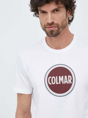 Colmar pamut póló , nyomott mintás - fehér