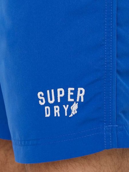 Pantaloni Superdry albastru