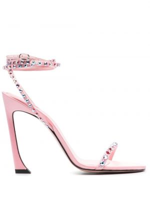 Křišťálové sandály Piferi růžové