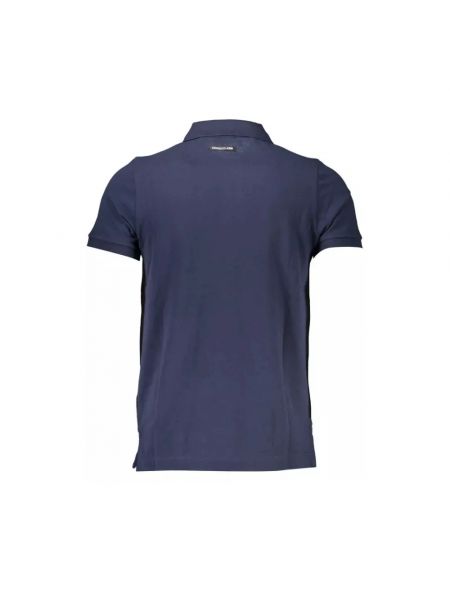 Poloshirt aus baumwoll mit kurzen ärmeln Cavalli Class blau