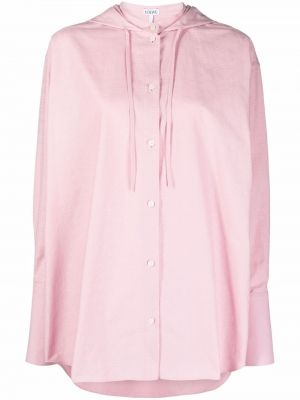 Рубашка с капюшоном Loewe, розовый