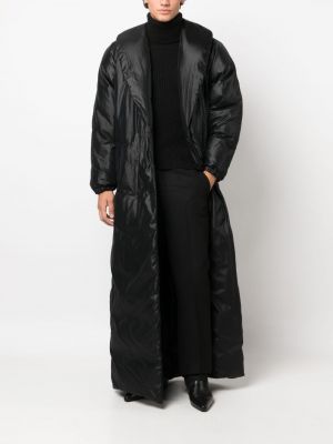 Mantel mit geknöpfter Saint Laurent schwarz