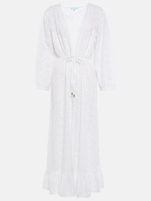 Памучна макси рокля Melissa Odabash бяло