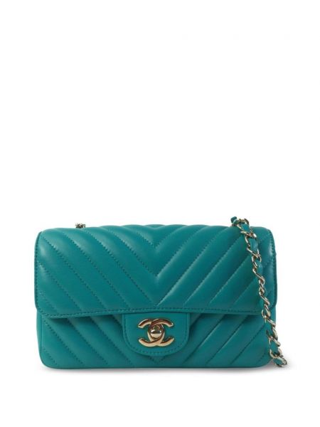 Чанта през рамо Chanel Pre-owned зелено