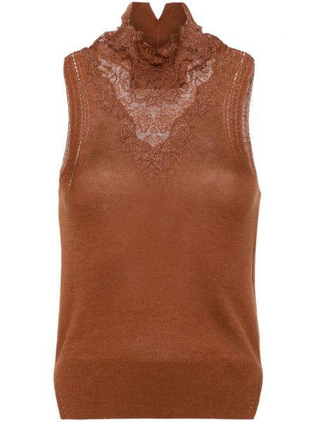 Top Ermanno Scervino brun