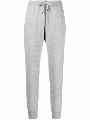 Pantalones de chándal de punto Brunello Cucinelli gris