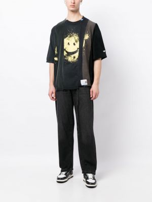 Bavlněné tričko Maison Mihara Yasuhiro černé