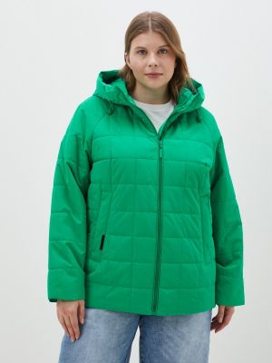Зеленая утепленная демисезонная куртка Winterra