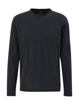 Μακρυμάνικη μπλούζα S.oliver μαύρο