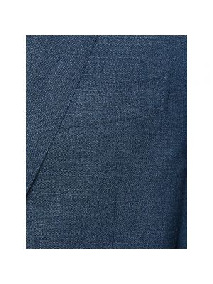 Traje de lana de seda Corneliani azul